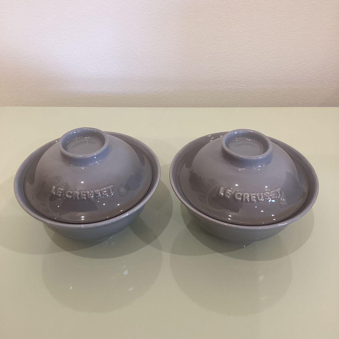【新品】　ル・クルーゼ　LE CREUSET おわんボウル　グレー　2個セット