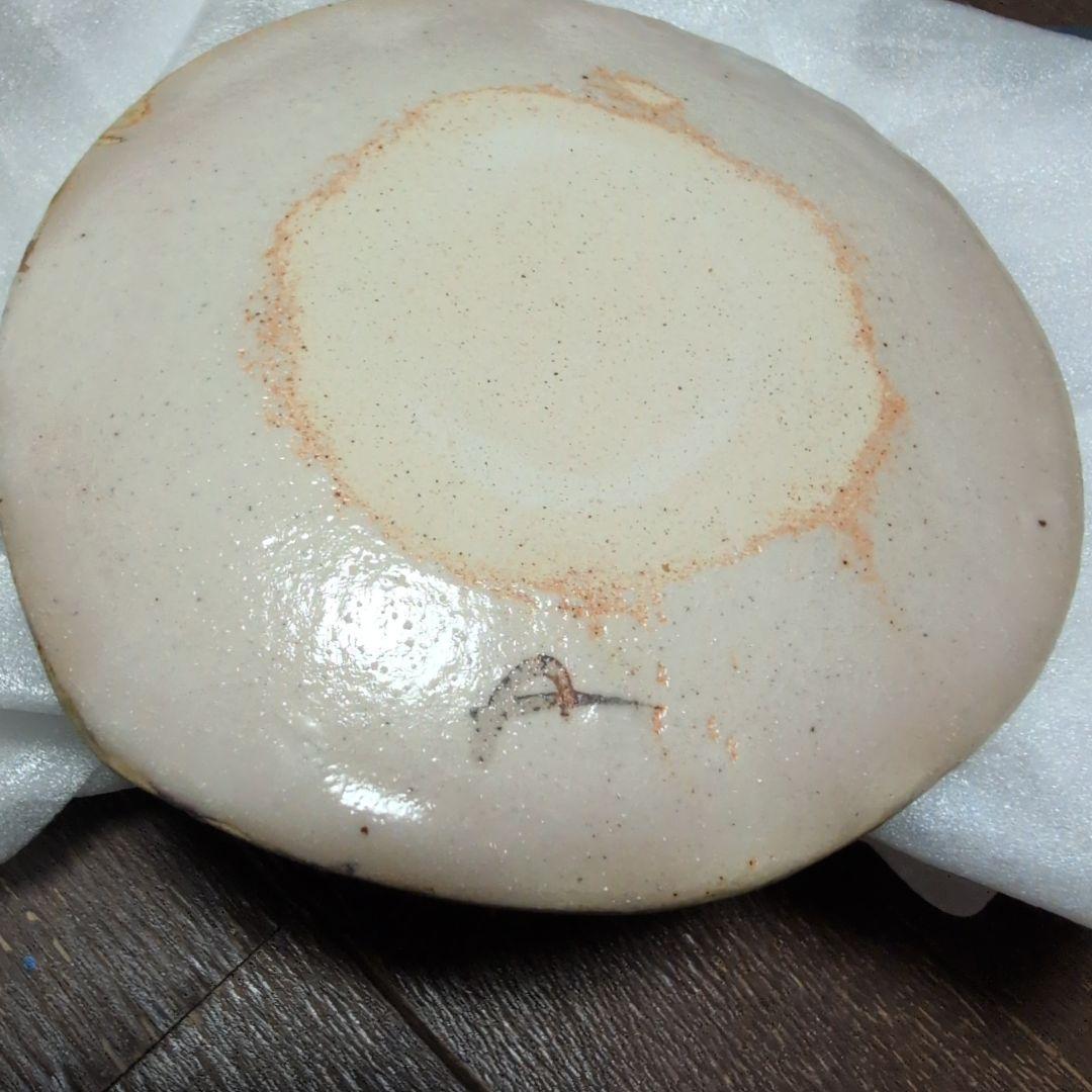 織部焼　玉山窯 監修　玉置保夫 総織部 間取り 楕円 皿 　5枚セット