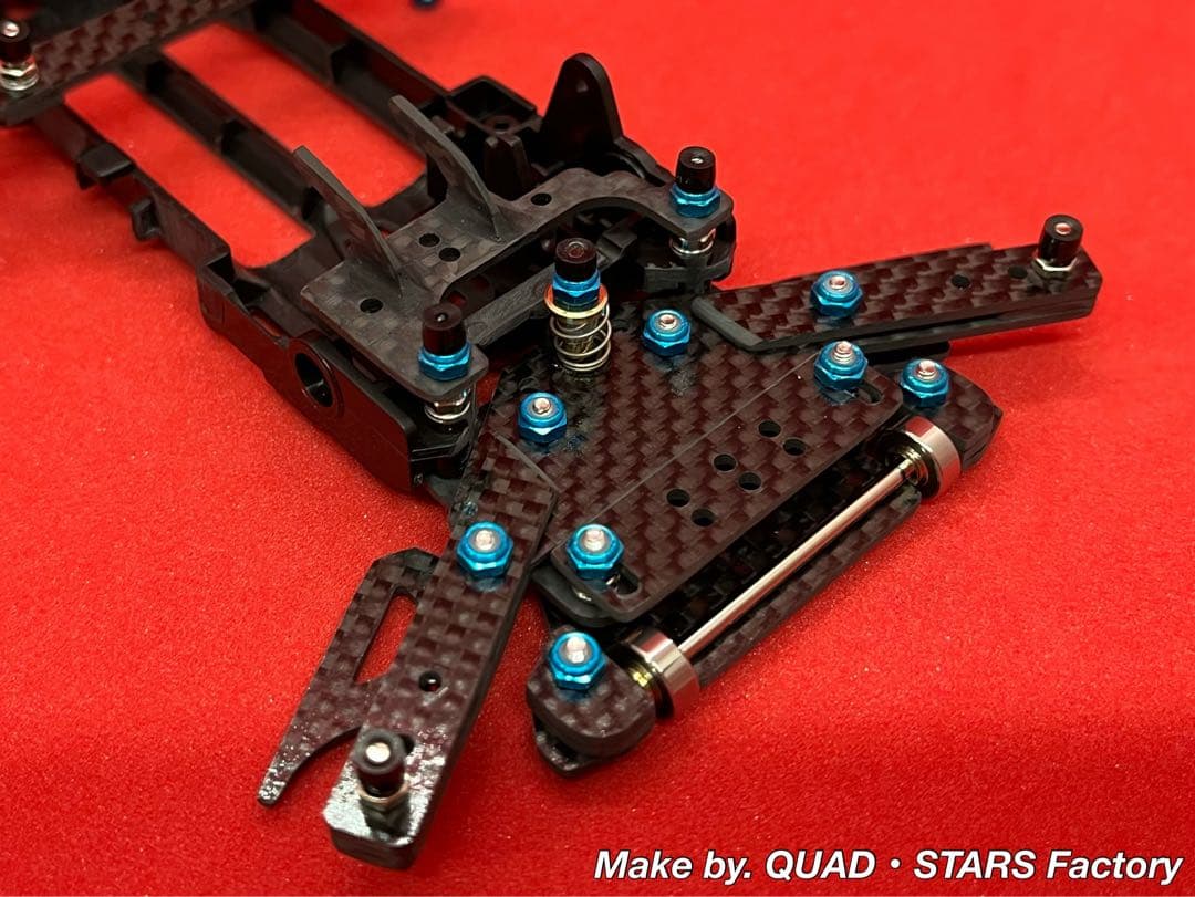 【ミニ四駆・VZ用】2軸ATピボット＋フロント提灯＋1軸アンカー＋リヤスキッド