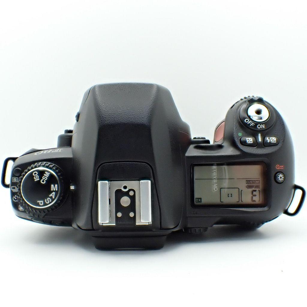 【動作確認済】Nikon F80D ボディ 新品電池&初期動作保証付き