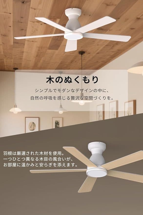 シーリングファンライト coizabera 8-12畳 調色調光