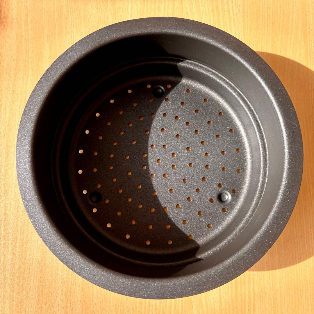 和平フレイズRemi♪Hirano レミパン ノッポ蒸し台 24cm