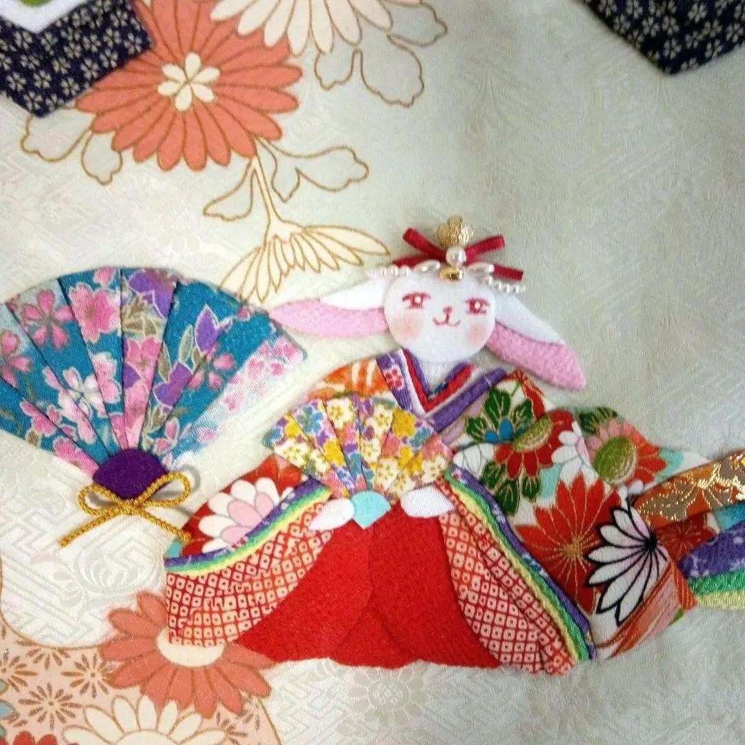 押し絵タペストリー　嬉しいひな祭り