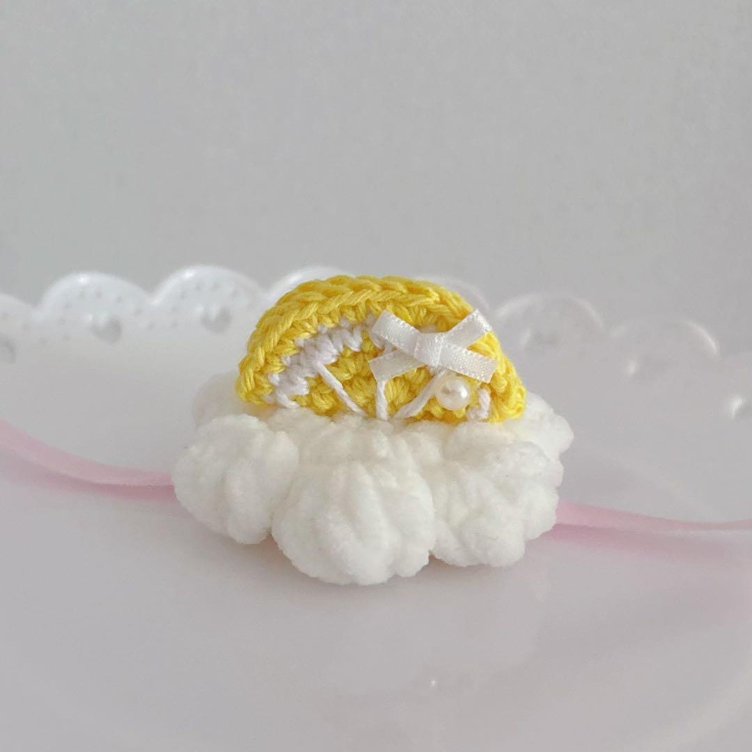 にじまるっと ヘッドドレス レモン ピンクリボン