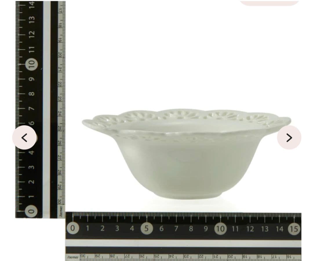 Francfranc パニエレースホワイトプレート＆ボールペアセット新品未使用品