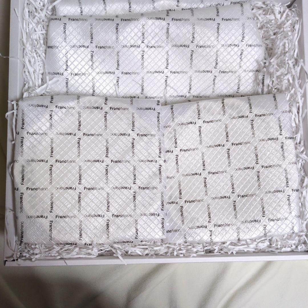 Francfranc パニエレースホワイトプレート＆ボールペアセット新品未使用品