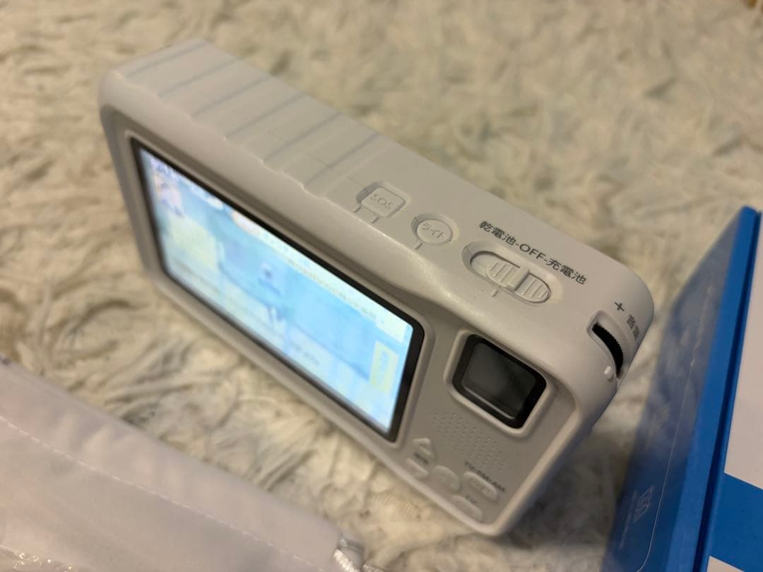 美品 4.3ンチ多機能ワンセグテレビ・ラジオ・ FM/AM 電池USB手回し充電
