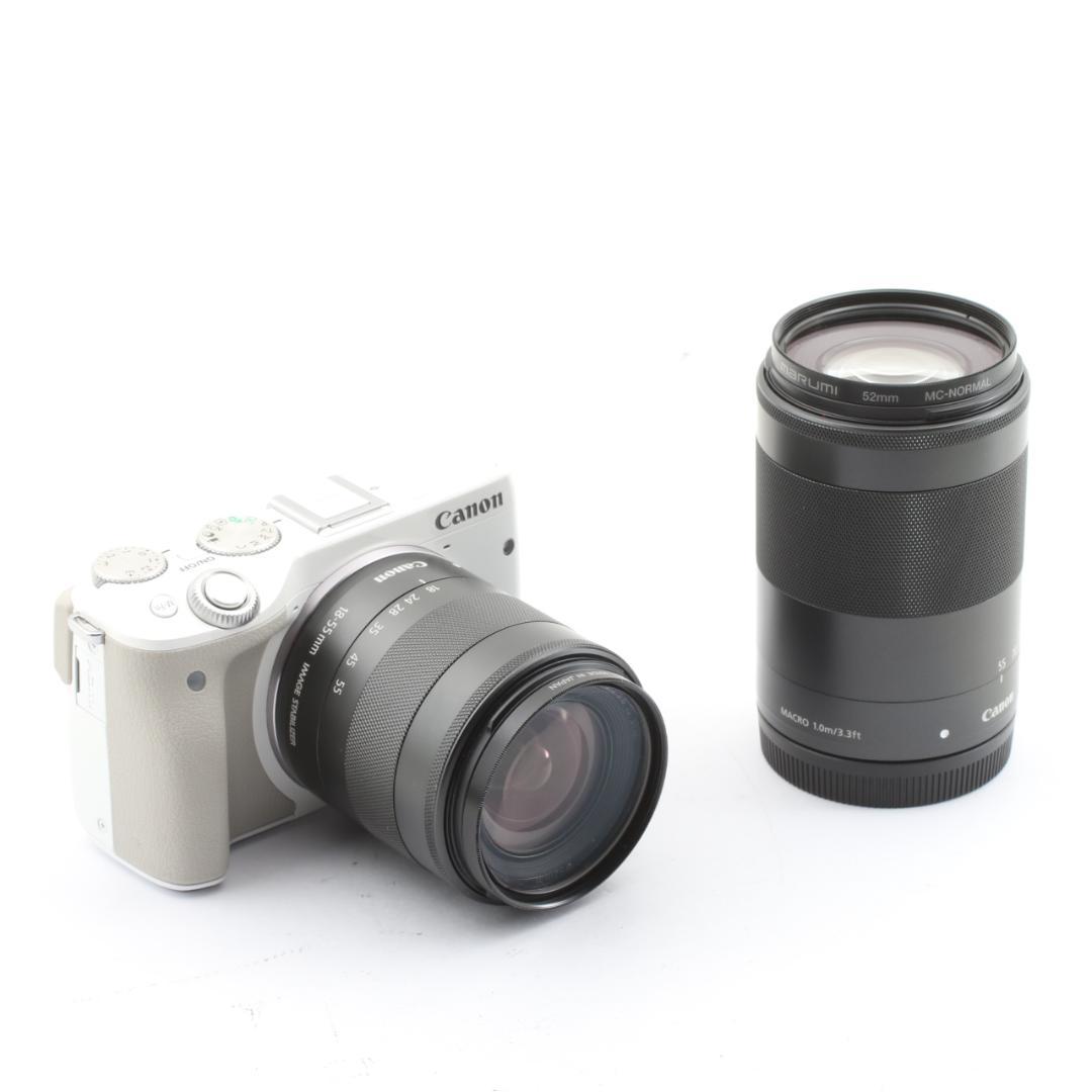 【美品】キヤノン Canon EOS M3 ミラーレスカメラ 2本レンズ付き