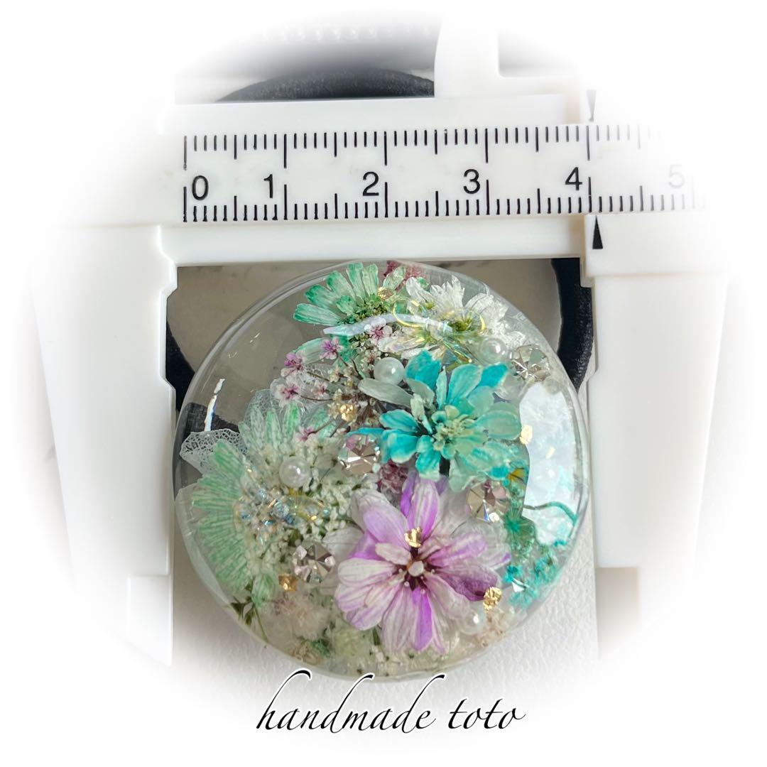 絵里様 3色カラフル ミニバラ ヘアゴム