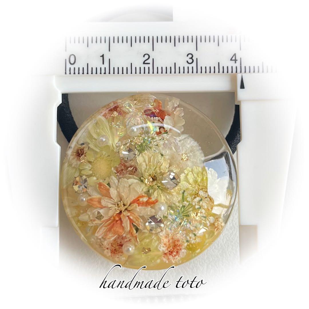 絵里様 3色カラフル ミニバラ ヘアゴム