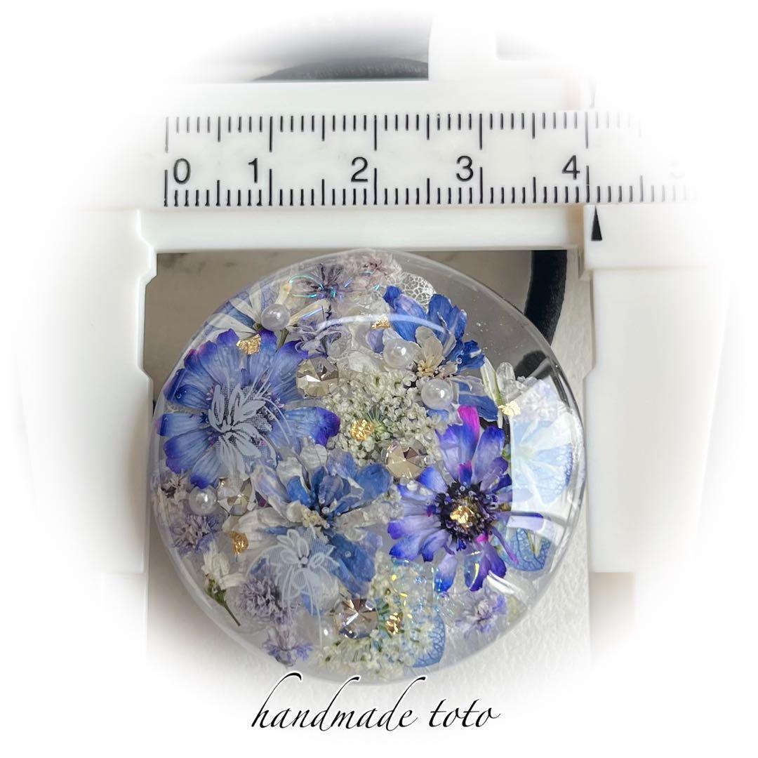 絵里様 3色カラフル ミニバラ ヘアゴム