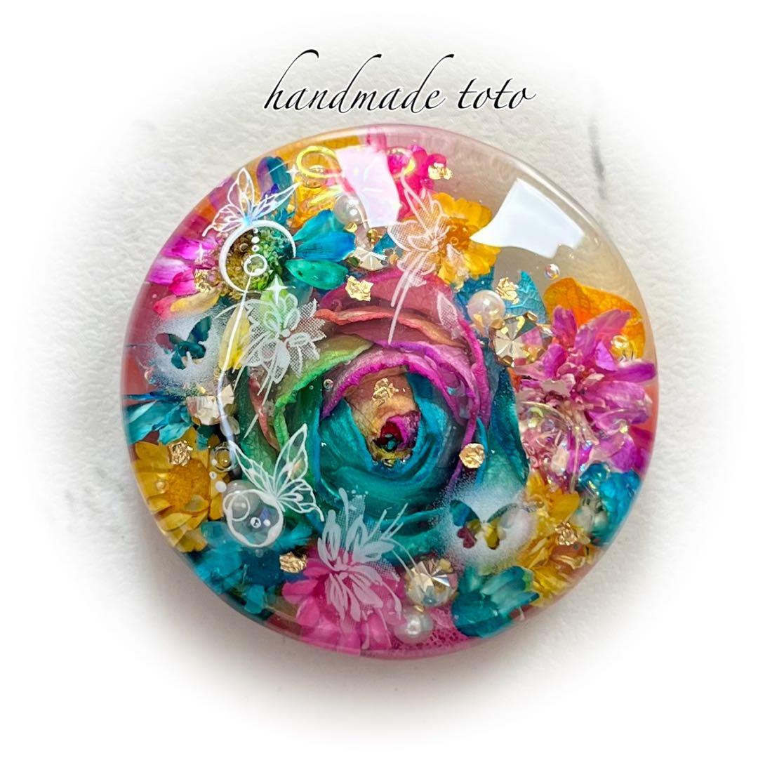 絵里様 3色カラフル ミニバラ ヘアゴム