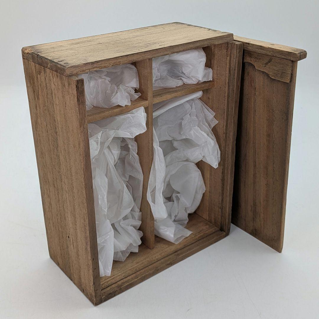 明治～昭和初期 桃蹊堂 備前焼 酒器揃（徳利&ぐい呑二対） 合箱 とっくり 食器