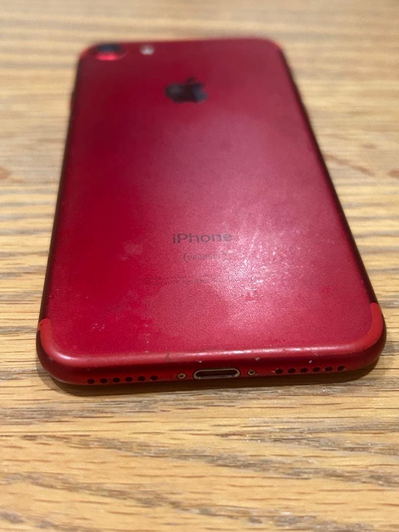 iPhone7 PRODUCT RED 本体