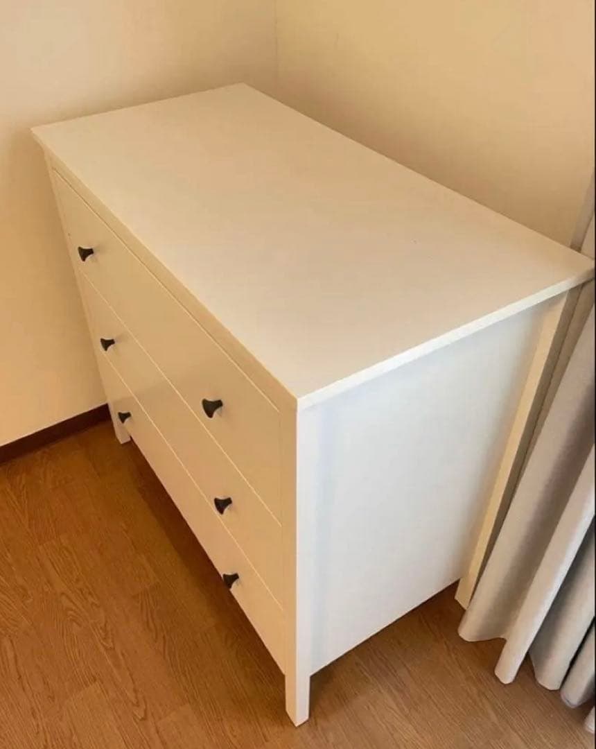 廃盤超美品　IKEA コッパン KOPPANG 3段チェスト　木製　ホワイト