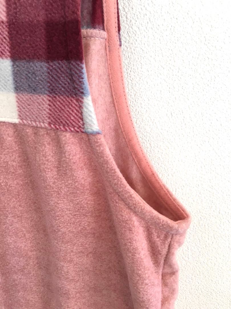 特価♥フリースエプロン　保育士　あったか　猫　ネコ　マチルダ　かわいい　クスグル