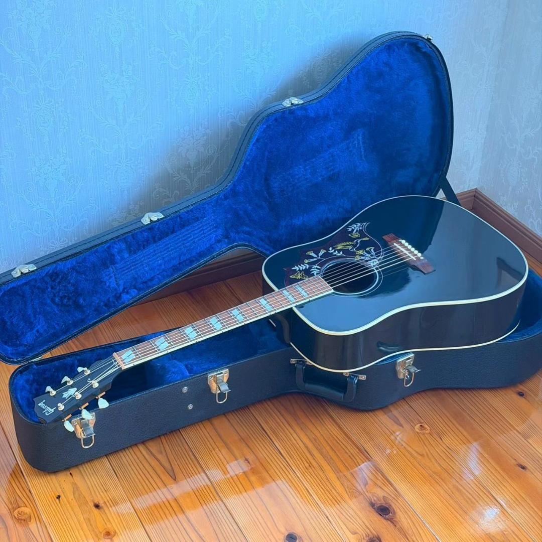 要コメント・現物確認可・Gibson ハミングバード EB 黒 カスタムショップ