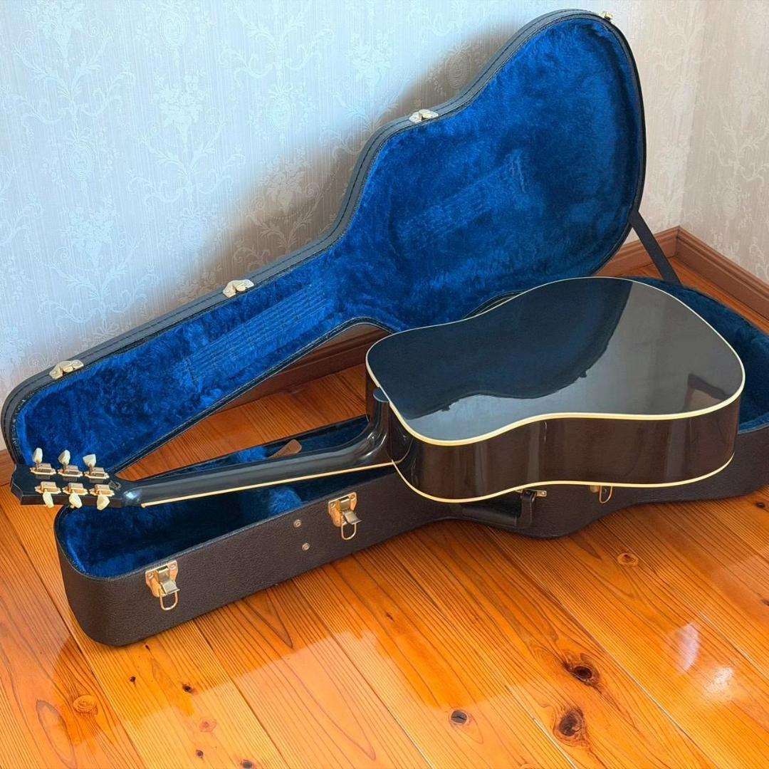 要コメント・現物確認可・Gibson ハミングバード EB 黒 カスタムショップ