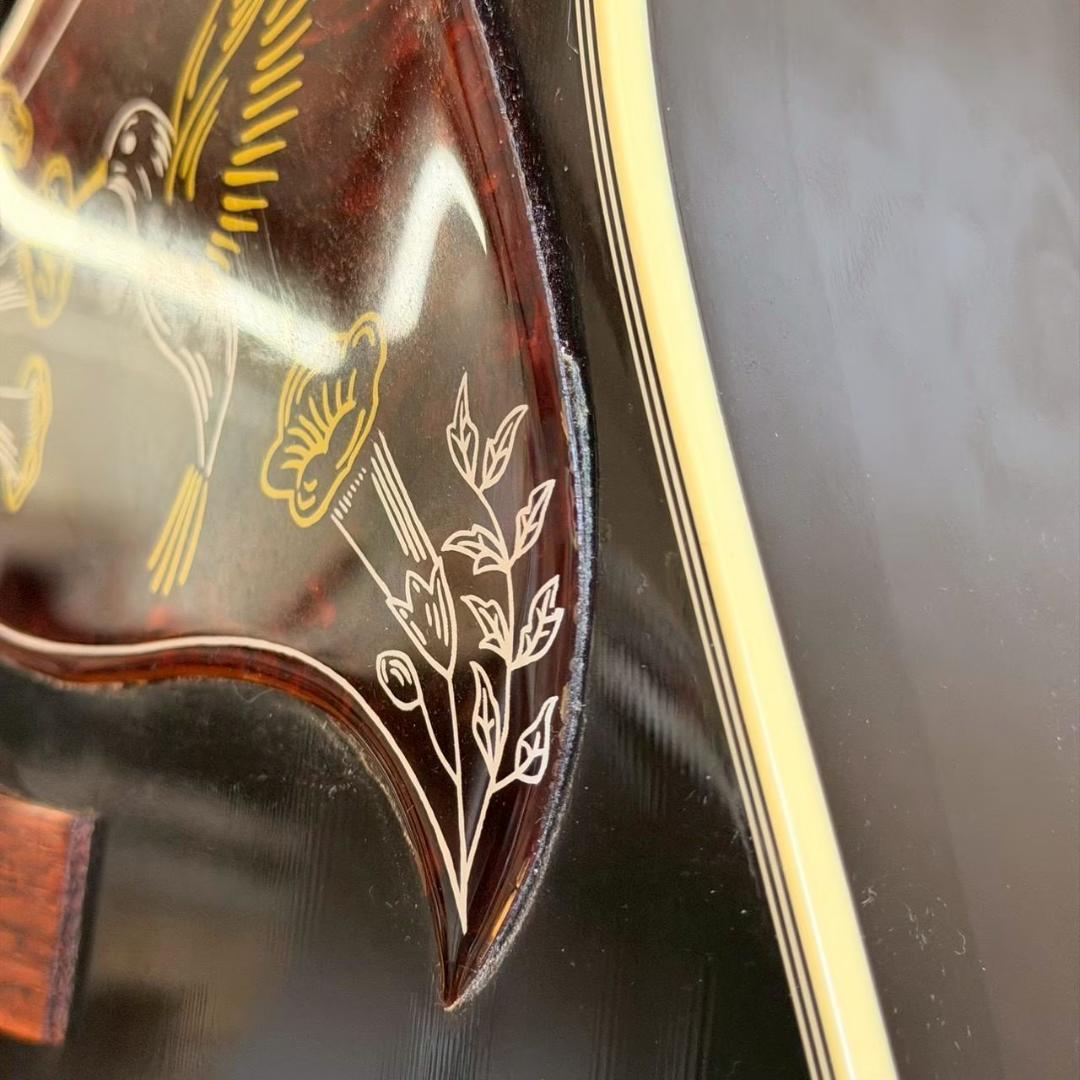 要コメント・現物確認可・Gibson ハミングバード EB 黒 カスタムショップ