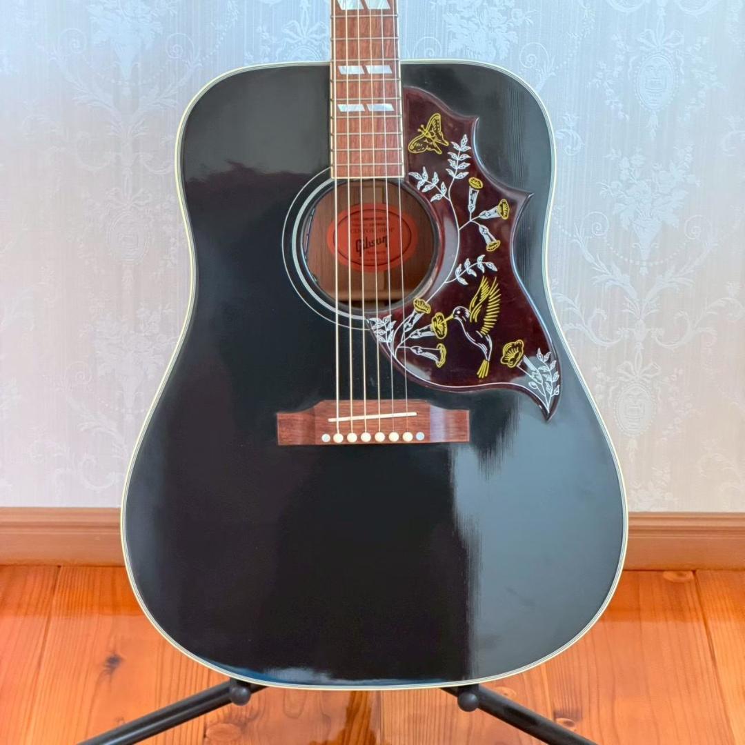 要コメント・現物確認可・Gibson ハミングバード EB 黒 カスタムショップ