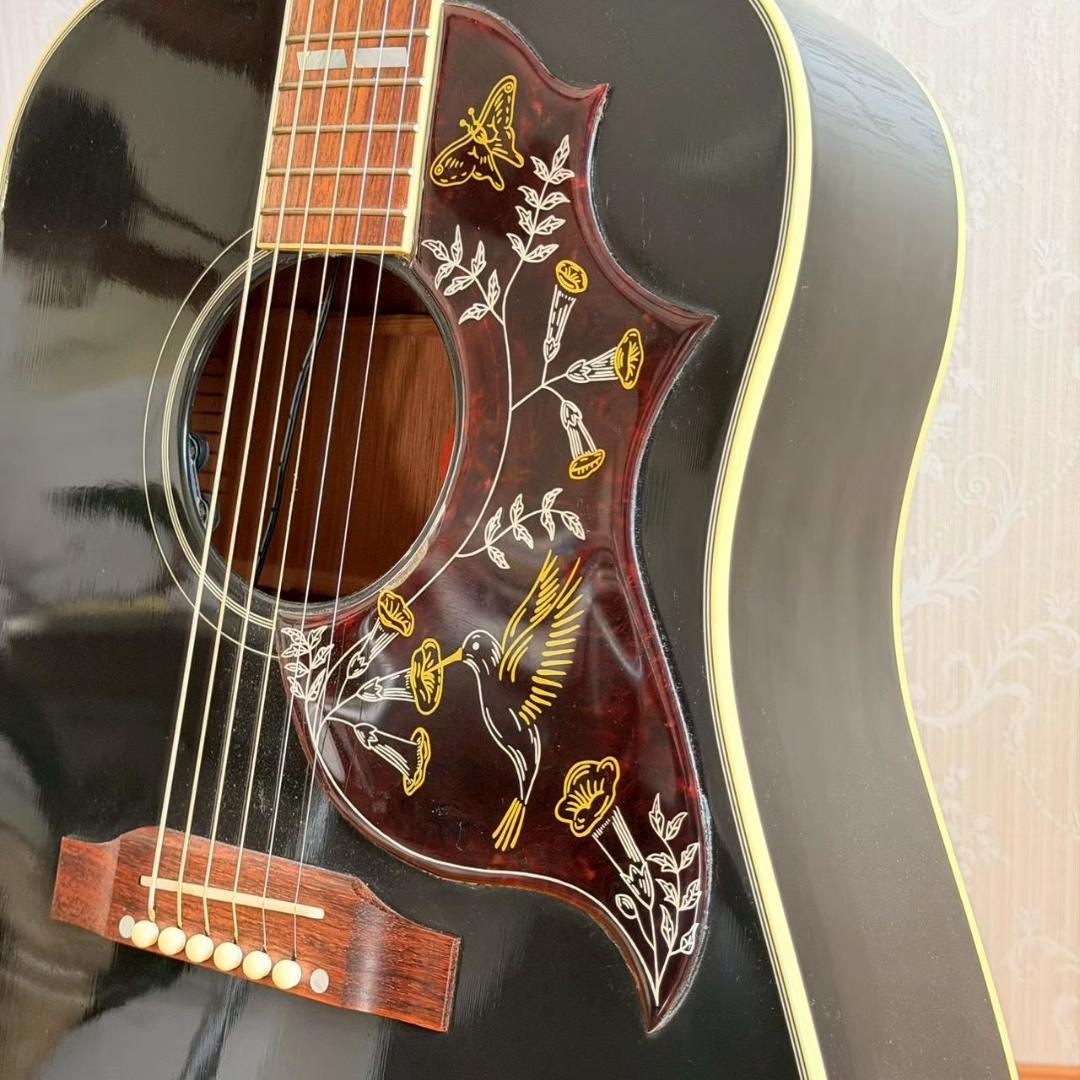 要コメント・現物確認可・Gibson ハミングバード EB 黒 カスタムショップ