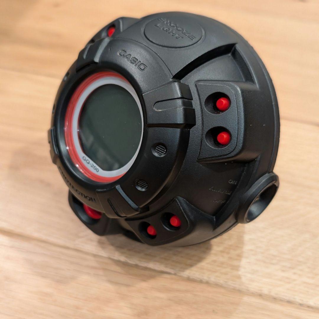 【動作確認済】CASIO GQ-200 G-SHOCK 赤 目覚まし時計