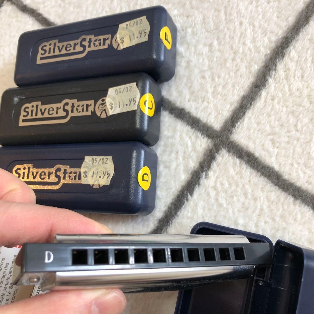 新品　未使用　Hohner Silver Star ハーモニカ 4個セット