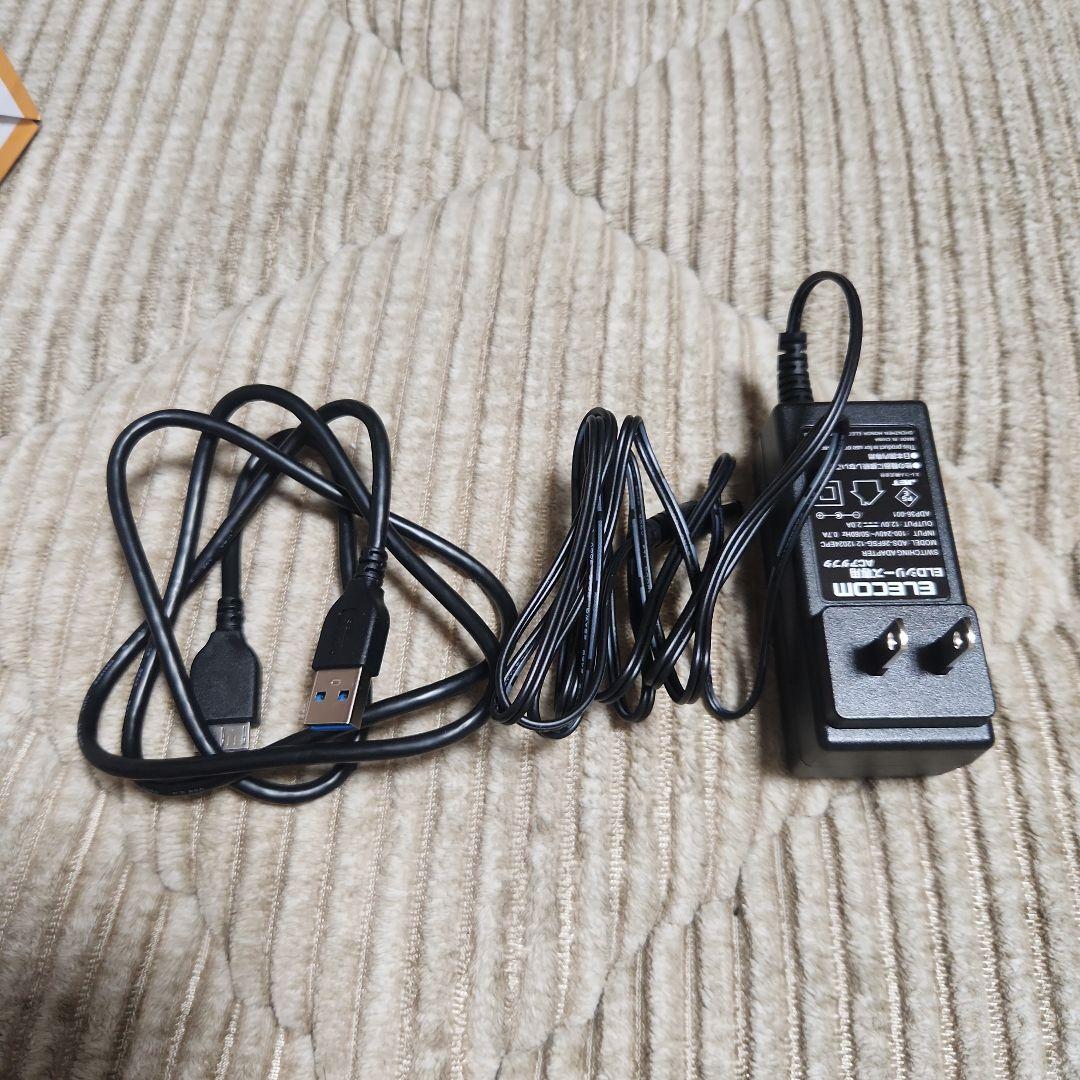 ELECOM 2.0TB 外付けハードディスク ELD-HTV020UBK