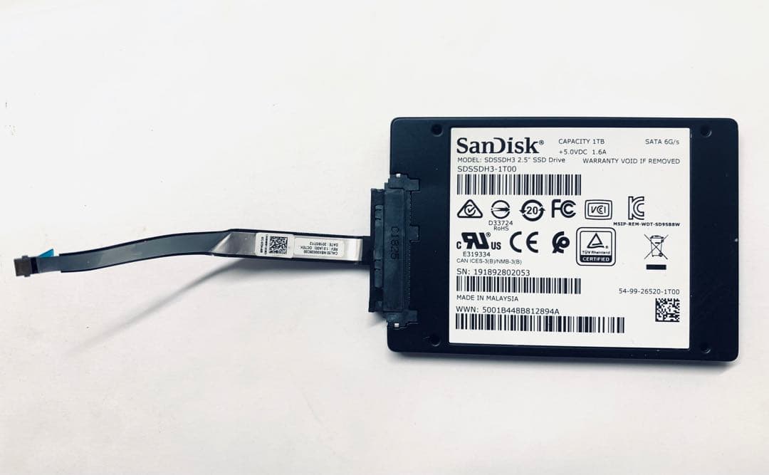 SanDisk 内蔵SSD 2.5インチ / SSD Ultra 3D 1TB
