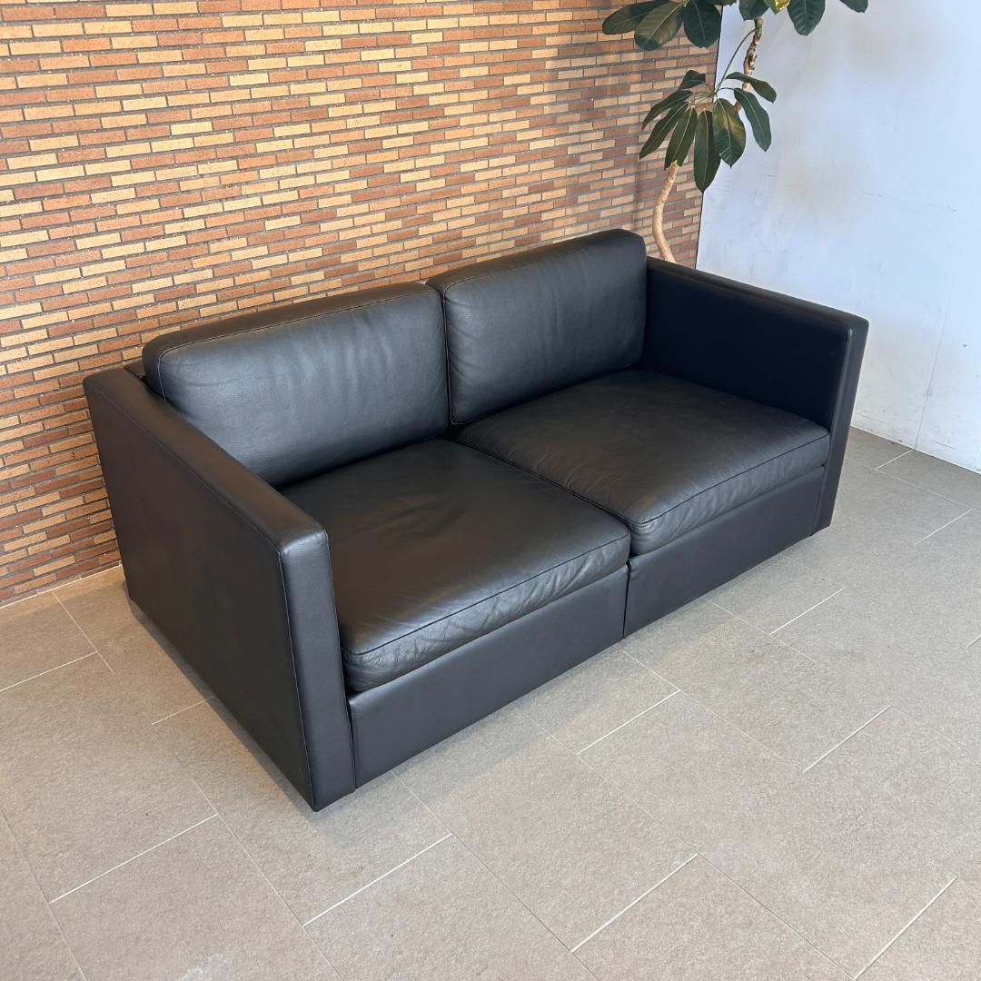 【希少・可変式】♥Knoll（ノル）本革 モジュール　一人掛けソファセット