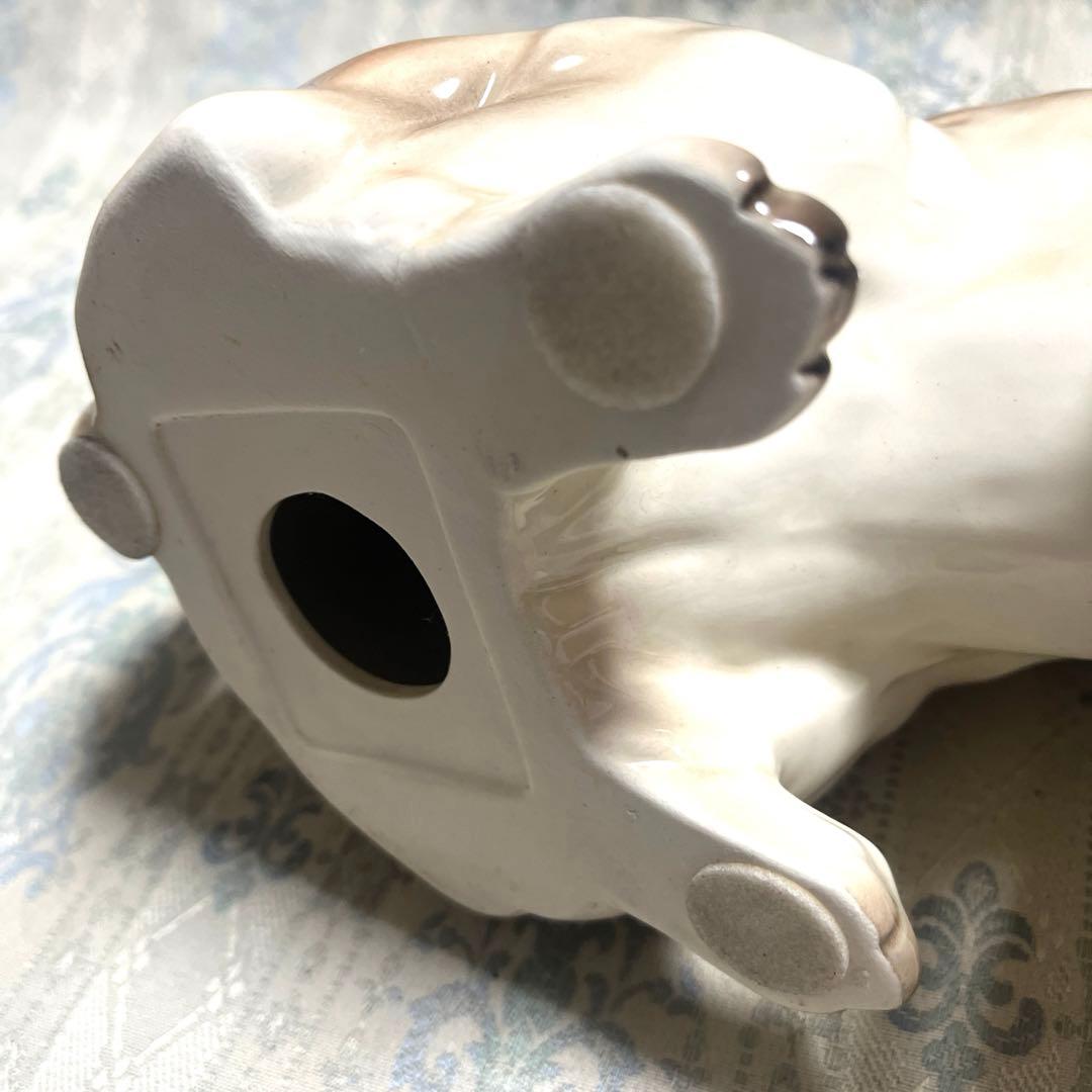 チワワ 陶器製 フィギュア（置物） 犬のオブジェ ヨーロピアン 雑貨 ★美品