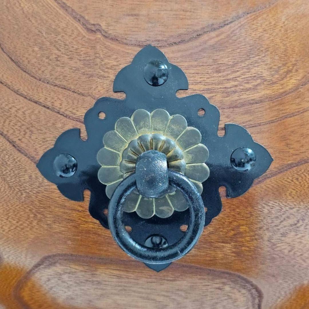 2324 本欅胴 1尺×1尺3寸 堀田新五郎 台バチ付 銘板 太鼓