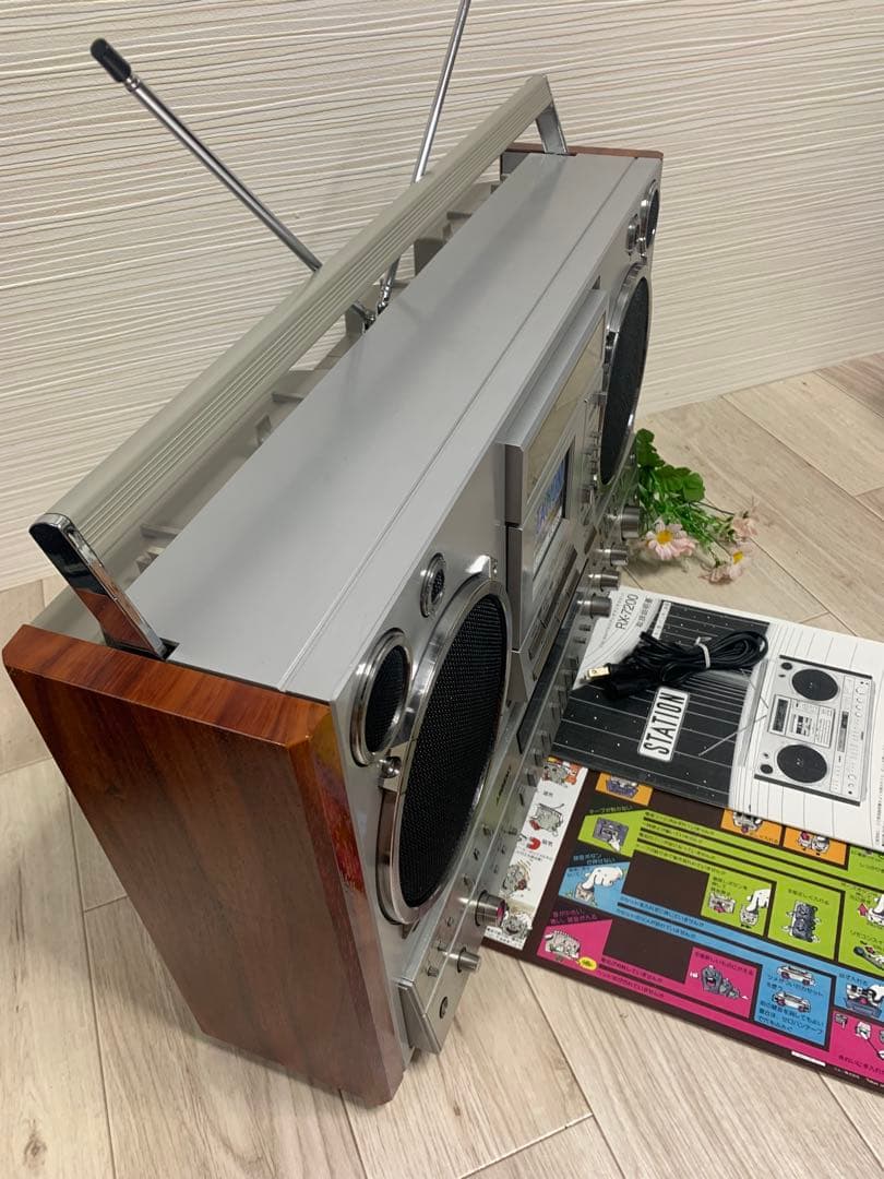 ナショナル RX-7200 大型ラジカセ 整備済 動作品 美品 希少機ラジオ
