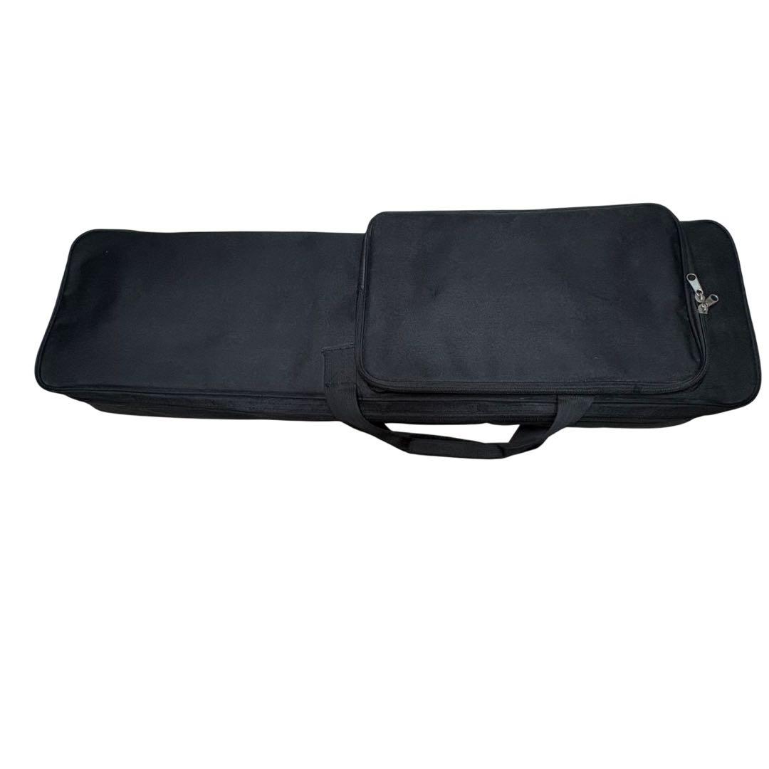 【美品】沖縄三線 三味線 人工革 合皮 ヘビ柄　ソフトケース付★