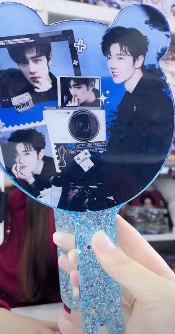 肖戦 超大レジン　手持ちミラー　5点セット確認用❣️0320