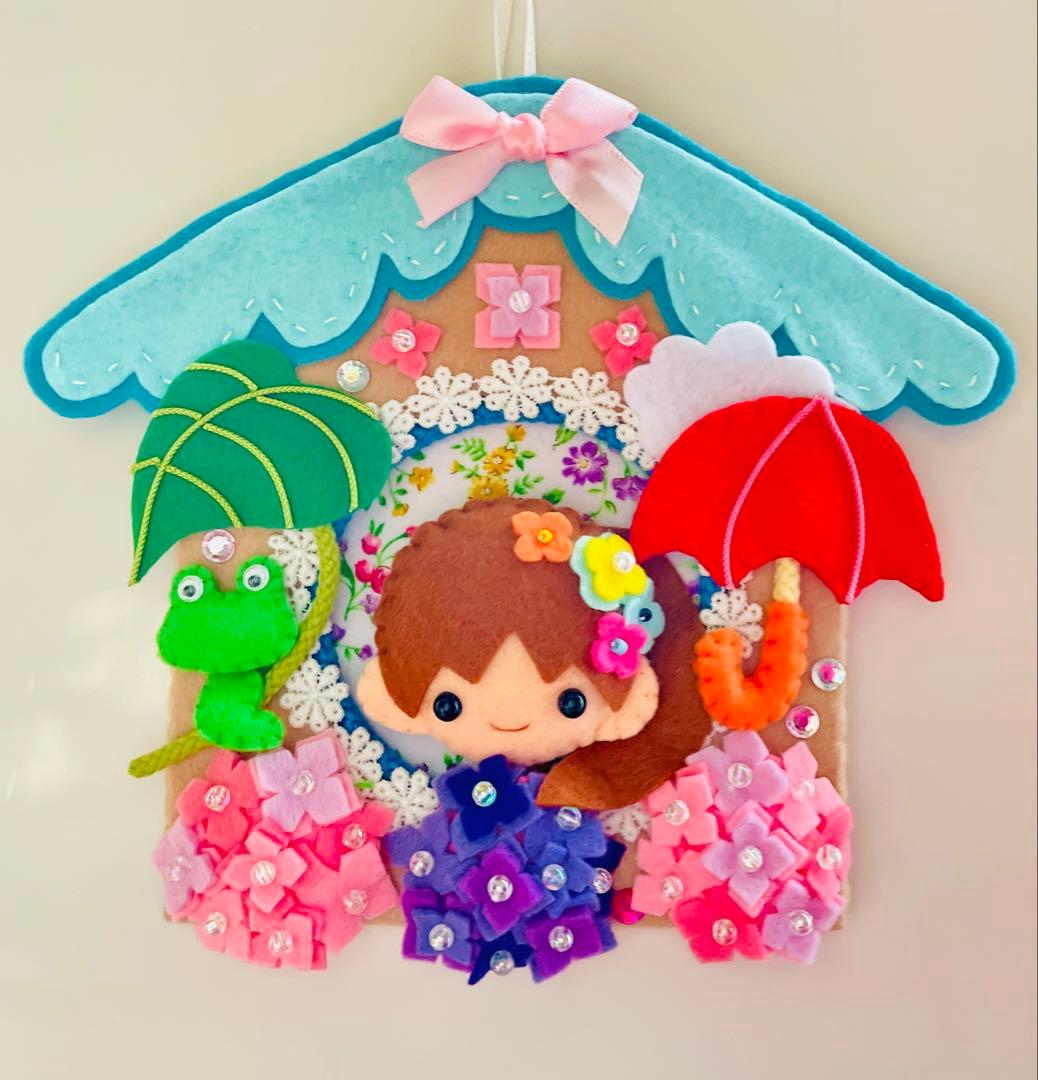 【＊かおりん＊】フェルトリース＊ハンドメイド