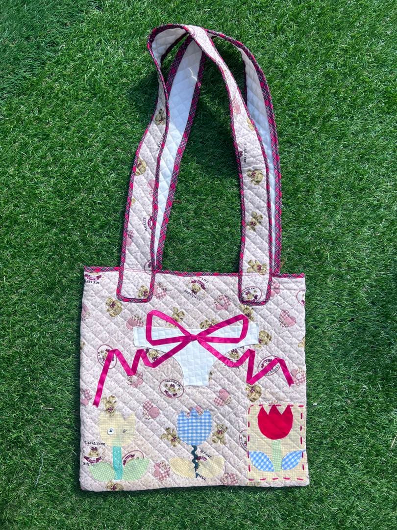 ☆ハンドメイド キルティング トートバッグ パンツ☆