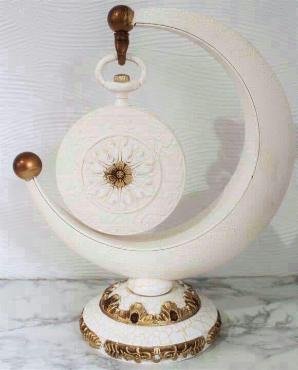 LISHENG無音置き時計”サン·ムーンアンティークdesign北欧