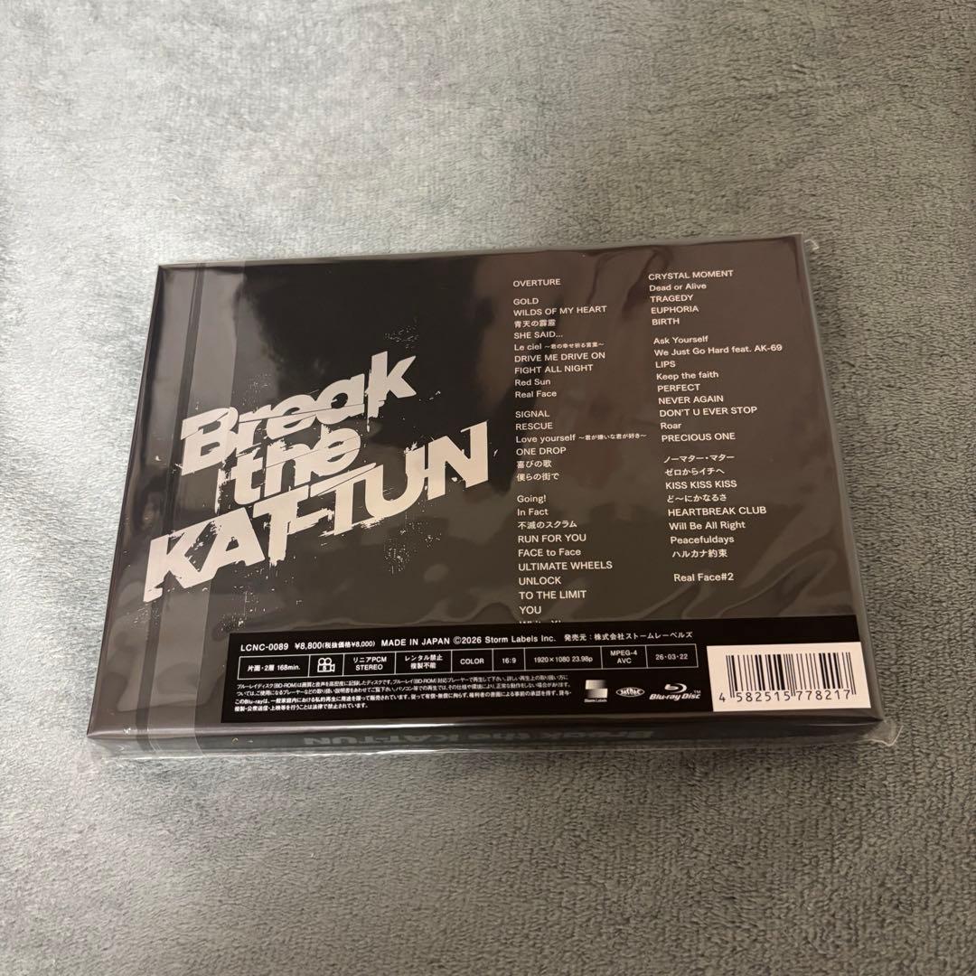 Break the KAT-TUN ライブDVD Blu-ray盤