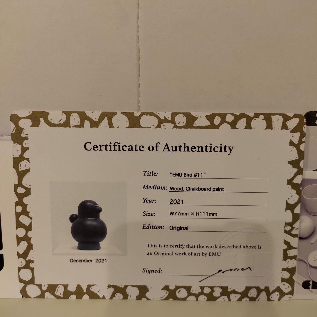 EMU　Bird #11　emu_bb 黒板こけし 万博