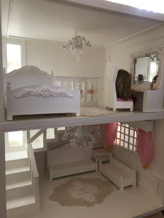 NO.４６　あん様♡専用  オビツ二階建て　ドールハウス  完成ご確認画像