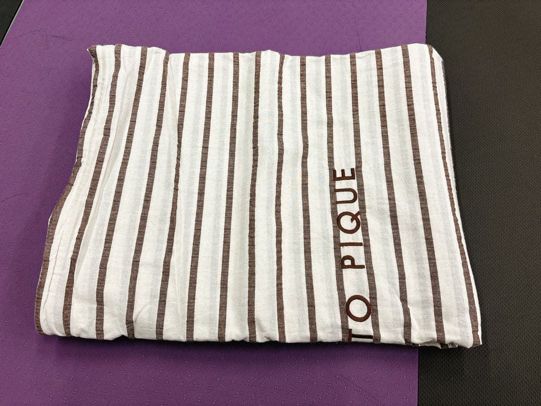 【専用ジェラートピケ】sleep ストライプ柄サッカー３点セット ダブル