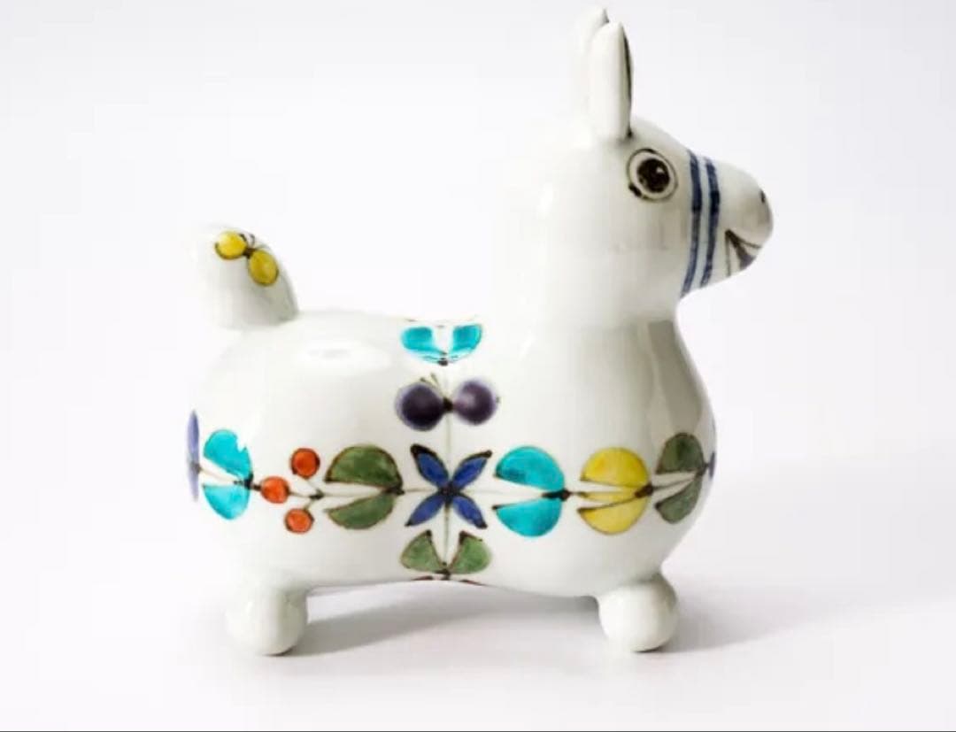 最終値下げ！【九谷焼ロディ】 色絵花繋ぎ / 徳永遊心