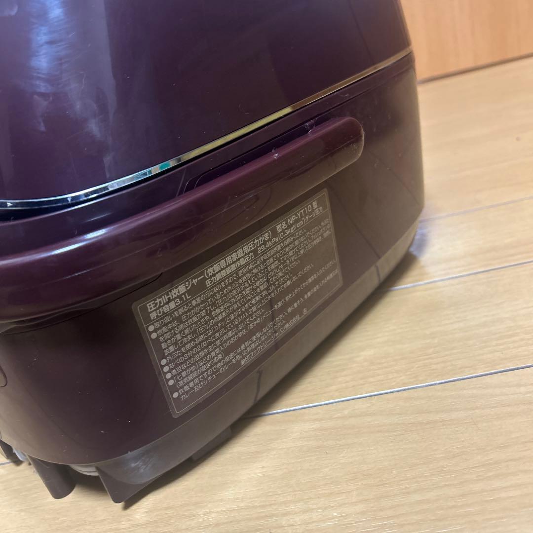 象印 NP-YT10 炊飯器 ワインレッド　2016年製　動作確認済み