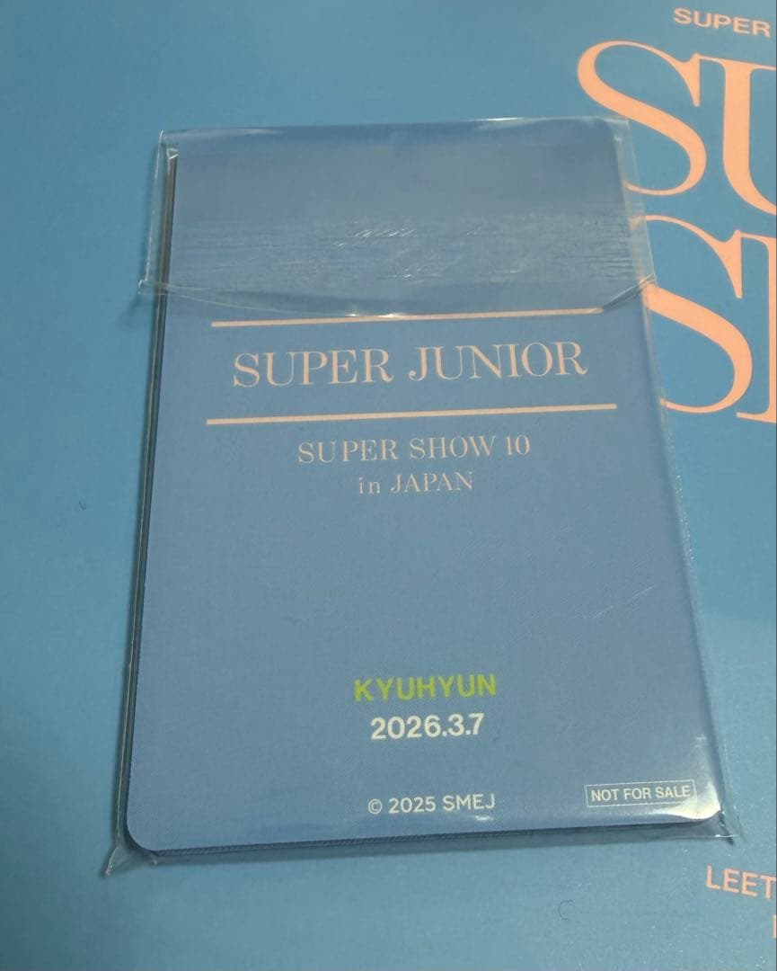 SUPER JUNIOR スパショ10 アプグレ 3/7トレカ 全員分 銀テ