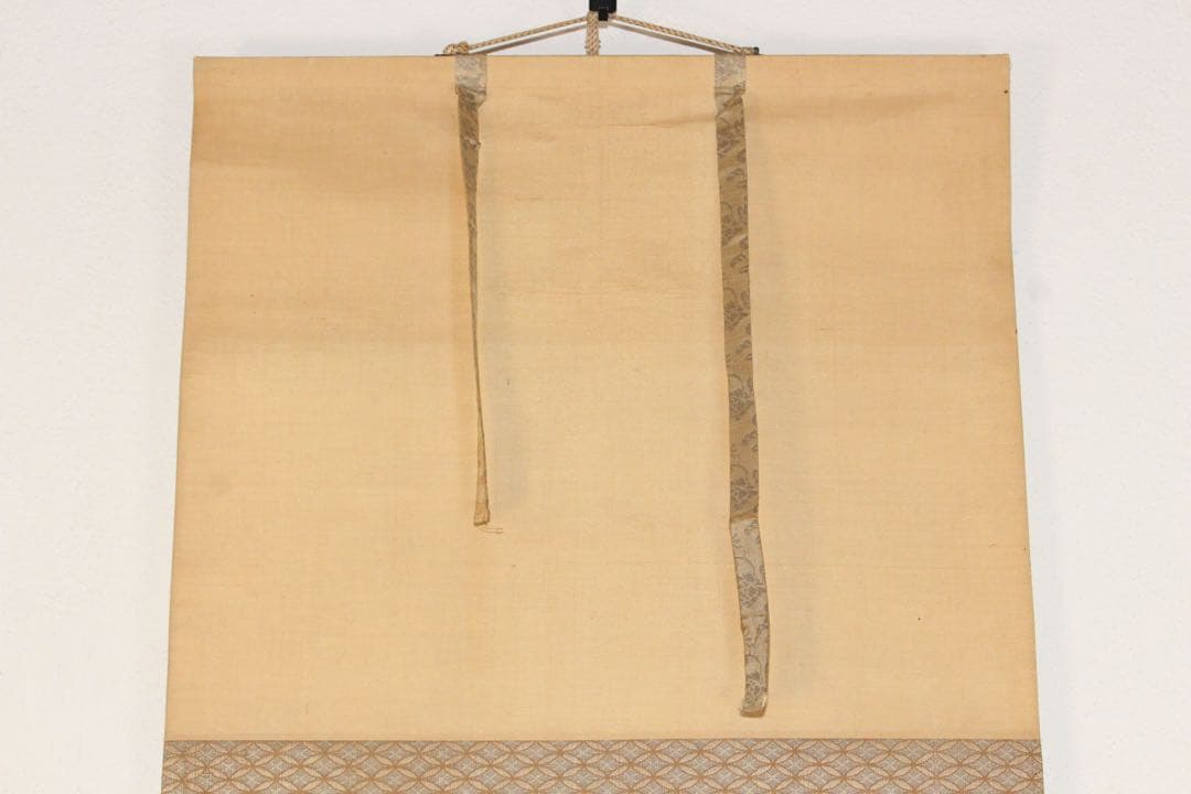 No5584 掛軸　森寛斎　遊亀図　絹本淡彩　日本画　古画　古美術　送料無料