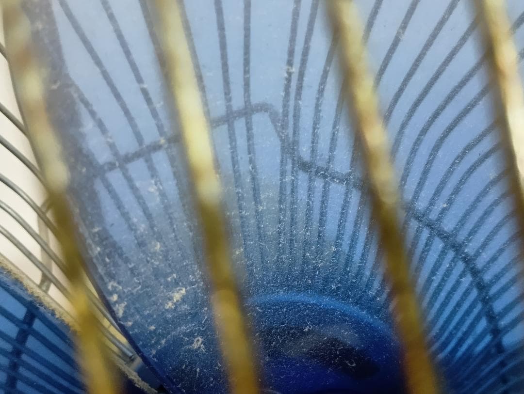 昭和レトロ ブラザー 扇風機 Deluxe Fan 青色 ジャンク品