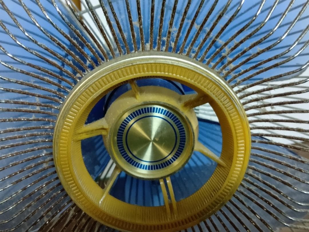 昭和レトロ ブラザー 扇風機 Deluxe Fan 青色 ジャンク品