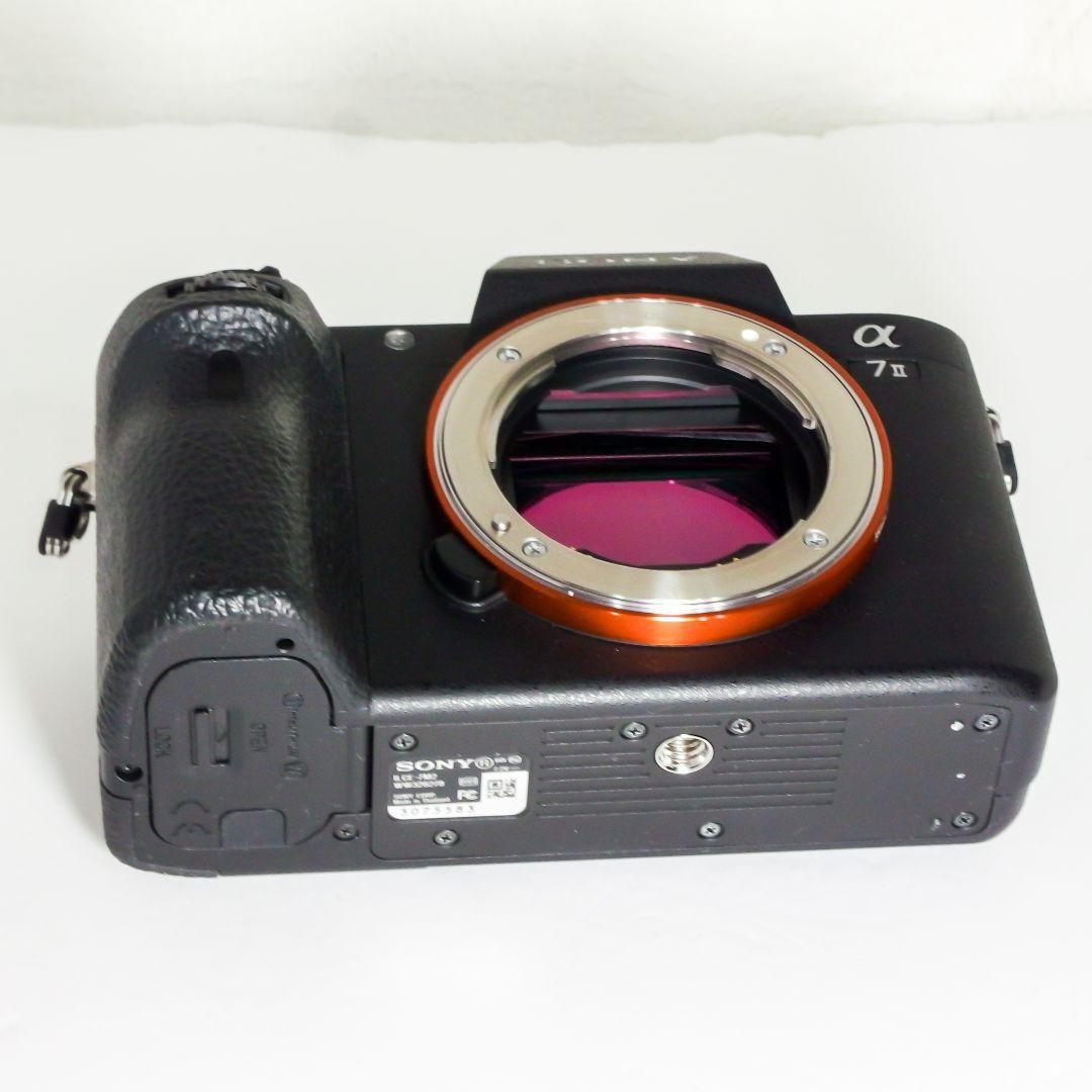 極上美品 5818ショット SONY α7II 元箱有 返品保証有 ソニー