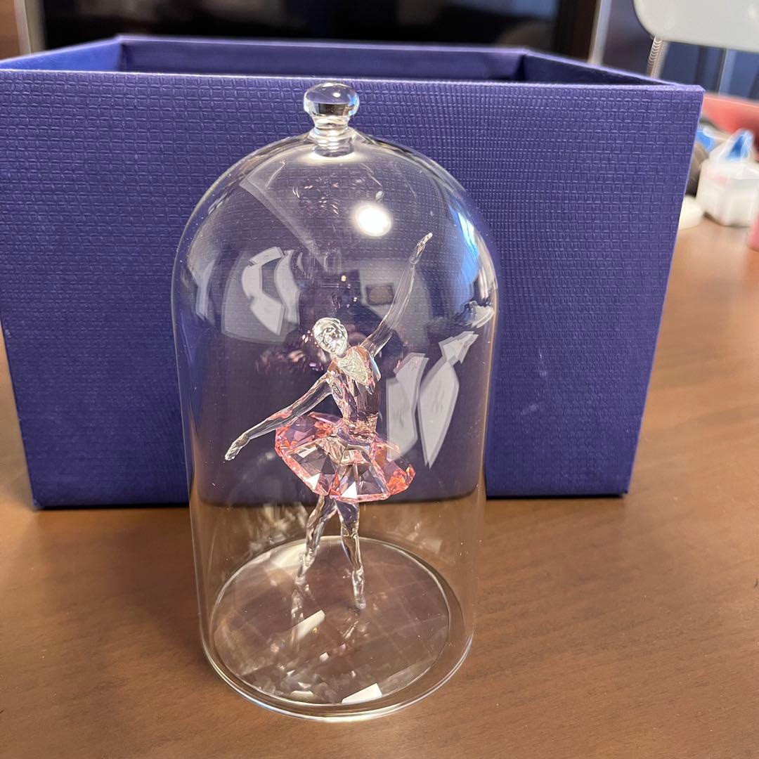 【新品】スワロフスキー　ガラス鐘　バレリーナ
